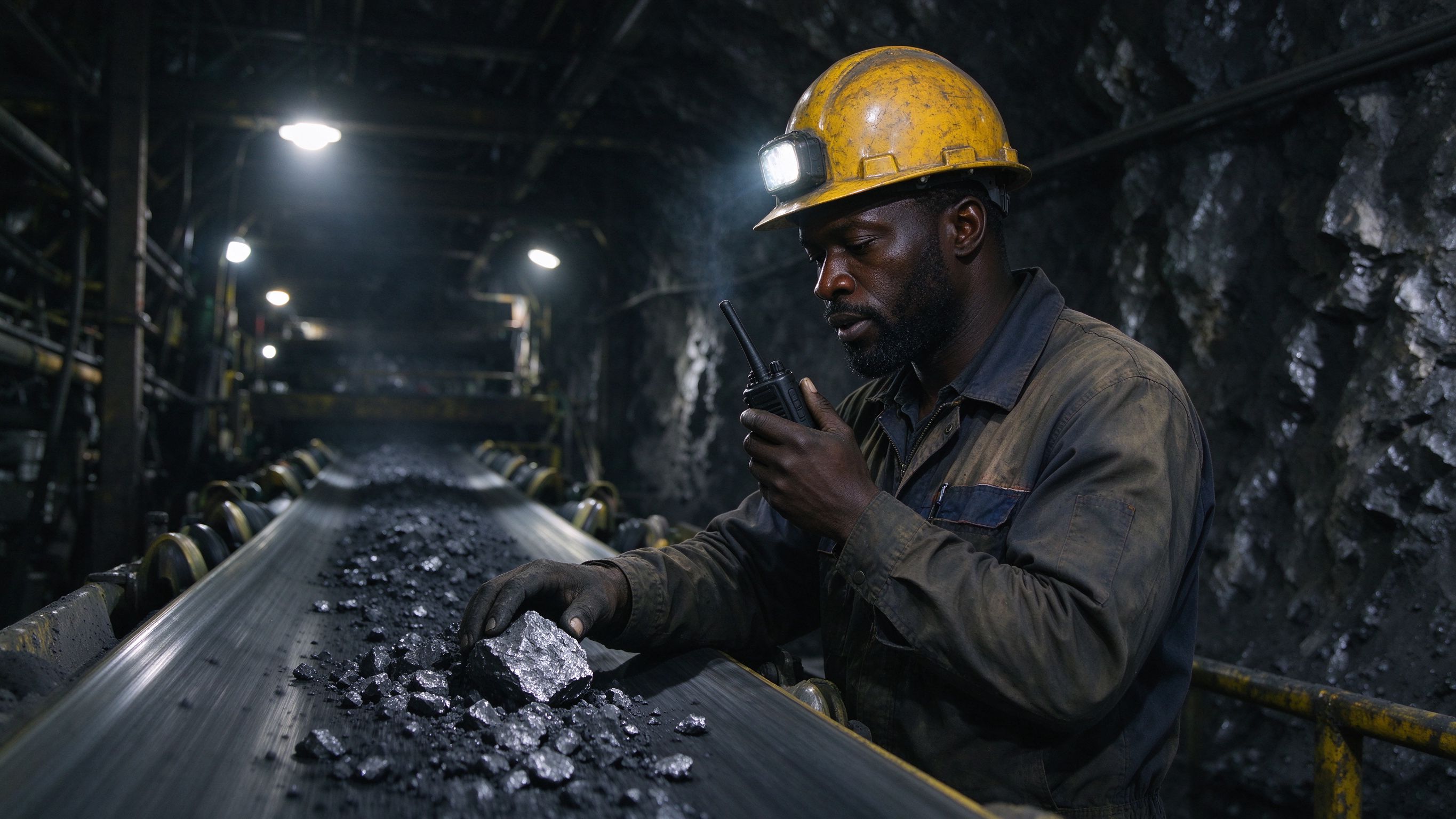 An explosion-proof walkie-talkie for reliable communication across demanding mining sites.