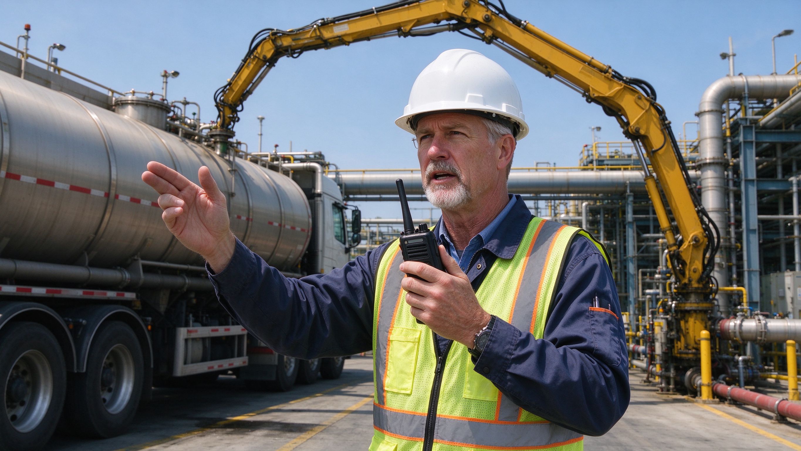 Explosion-proof two-way radios for oil fields and chemical plants provide safe communication.