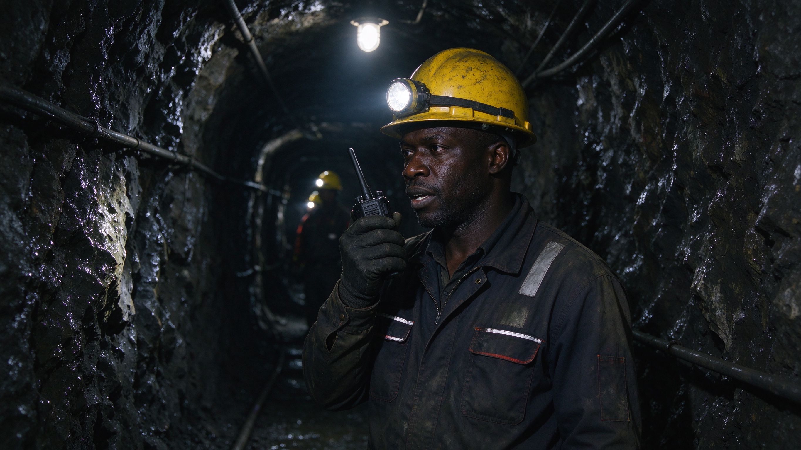 Explosion-proof walkie-talkie designed for reliable communication at mining sites and operations.