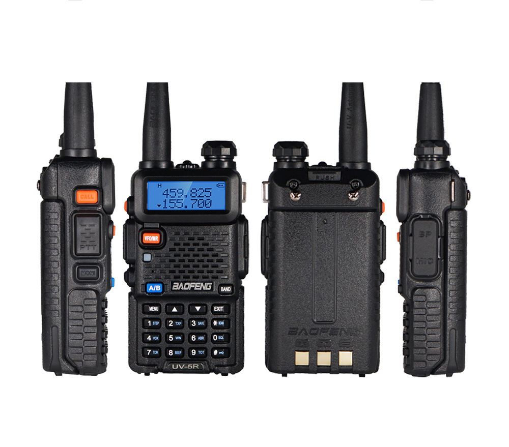 Baofeng Uv-5r Dual-band Uhf/vhf Handheld Two-way Radio